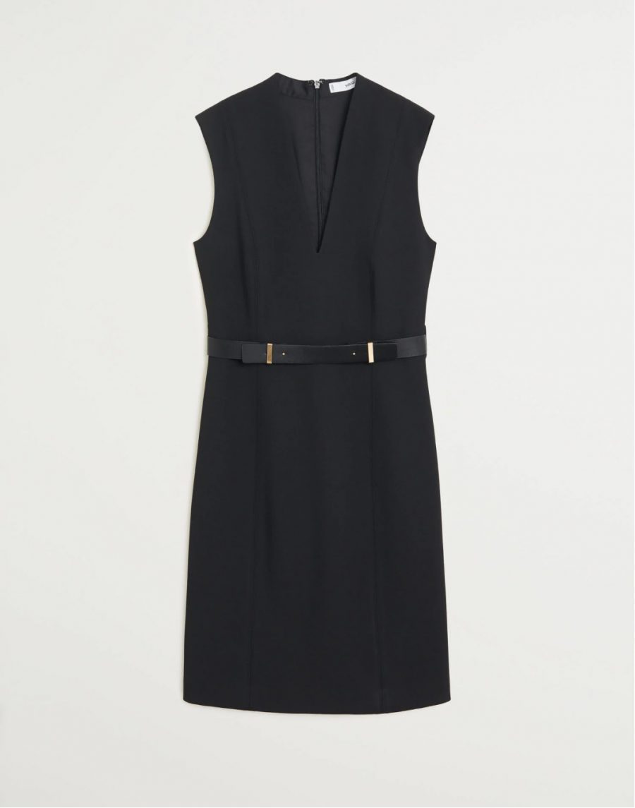 Belted pencil dress - Image 2