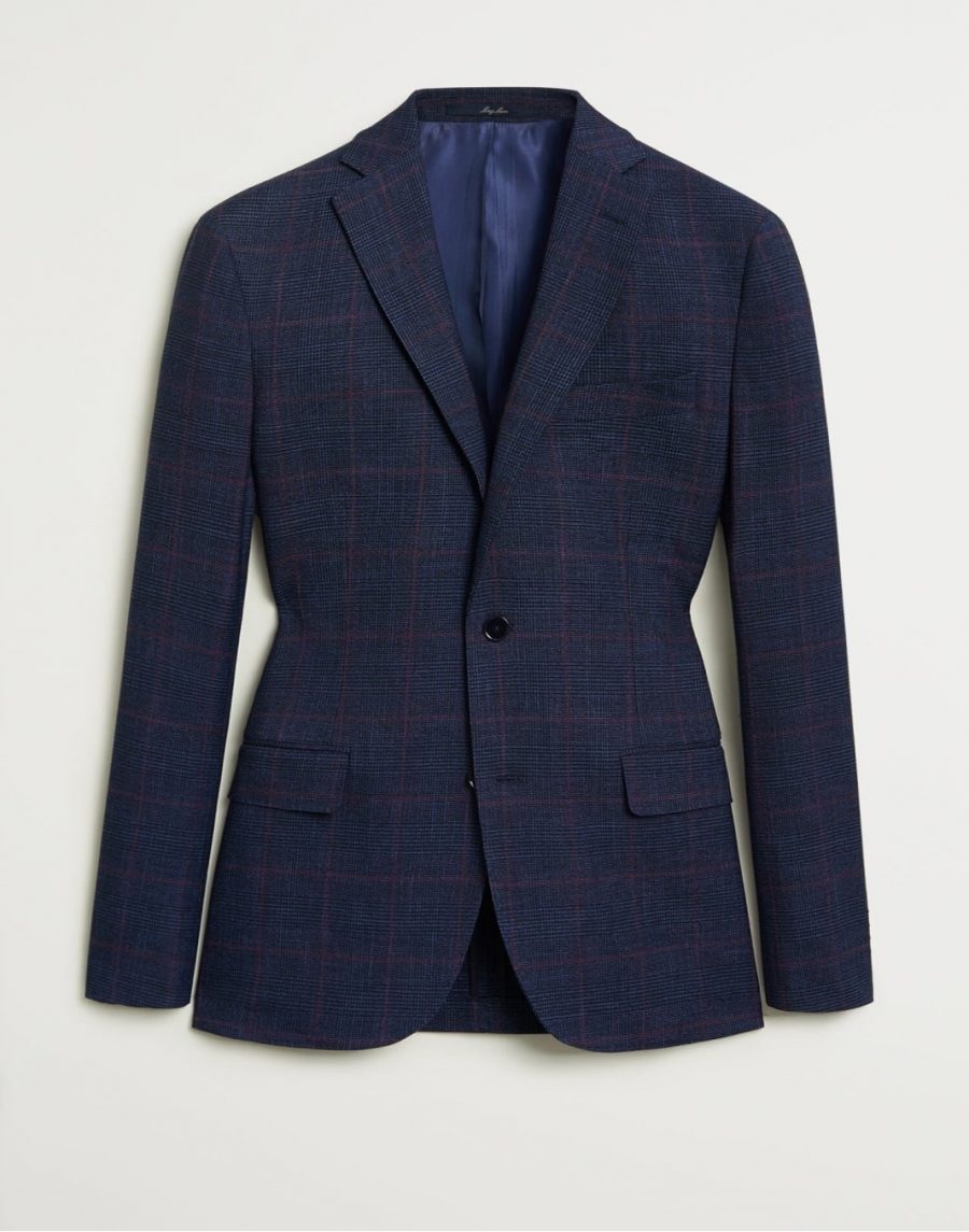 Slim-fit textured blazer - Image 2