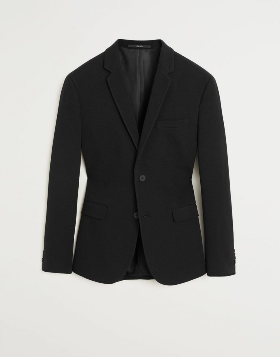 Super slim fit cotton blazer - Image 2