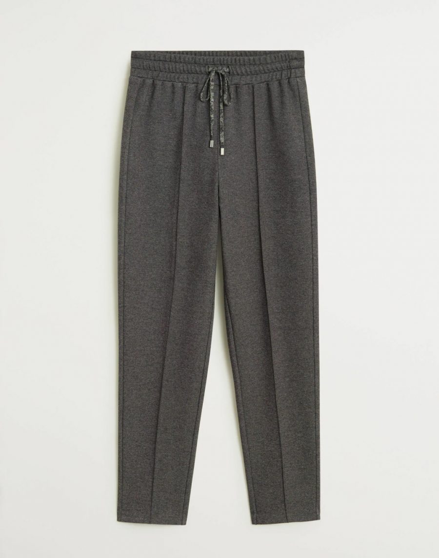 Flecked cotton trousers - Image 2