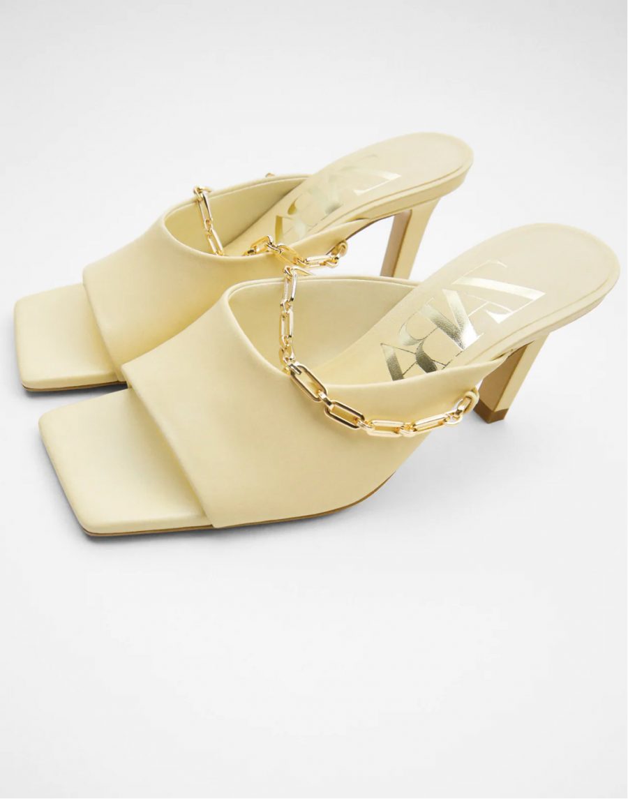 Heel leather sandals - Image 2