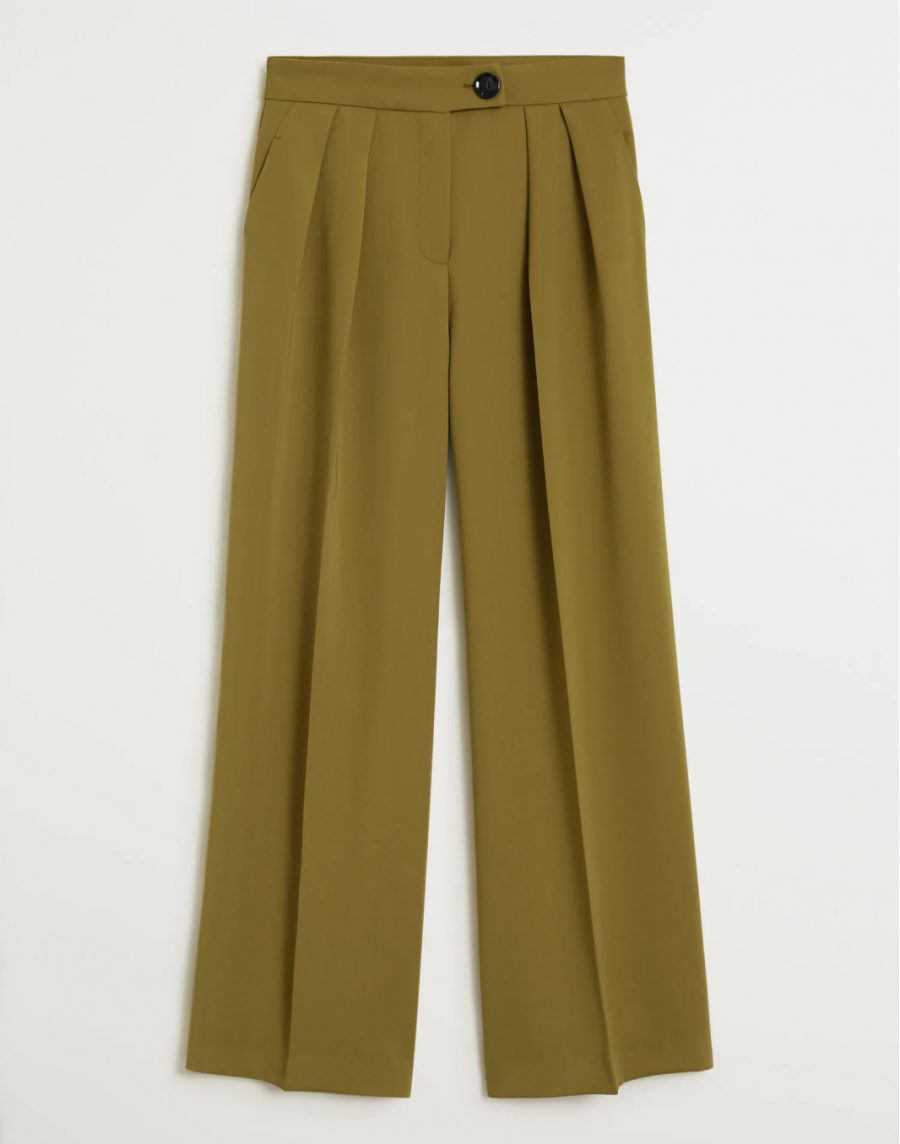 Pleat straight trousers - Image 2