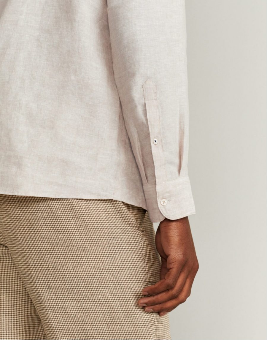 100% linen regular fit shirt - Image 2