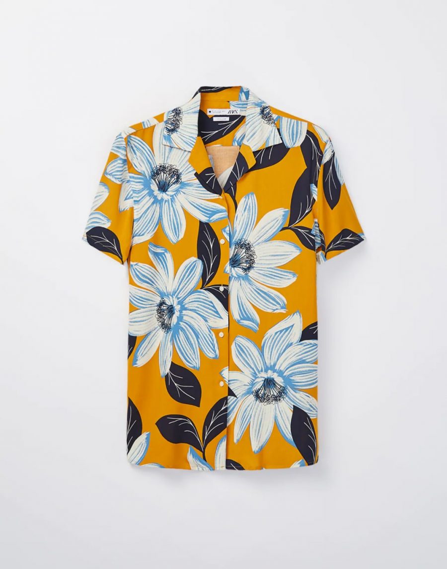 Printed flowy shirt - Image 2