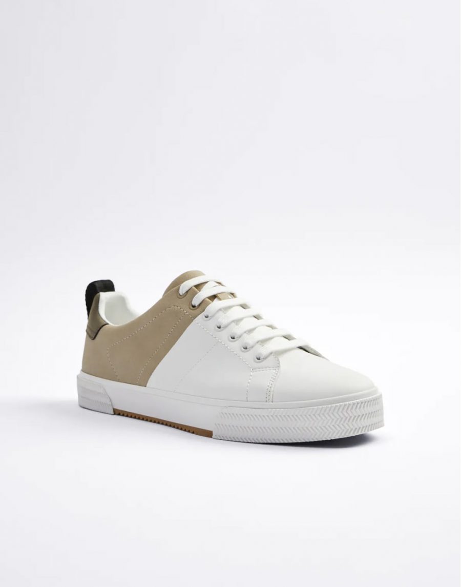 Leather maxi trainers - Image 2