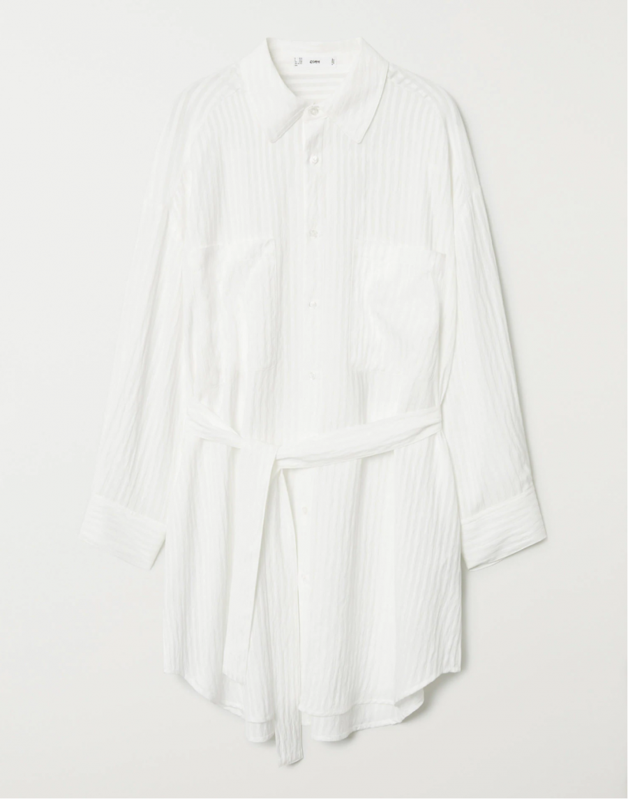 Textured oversize shirt - Image 2