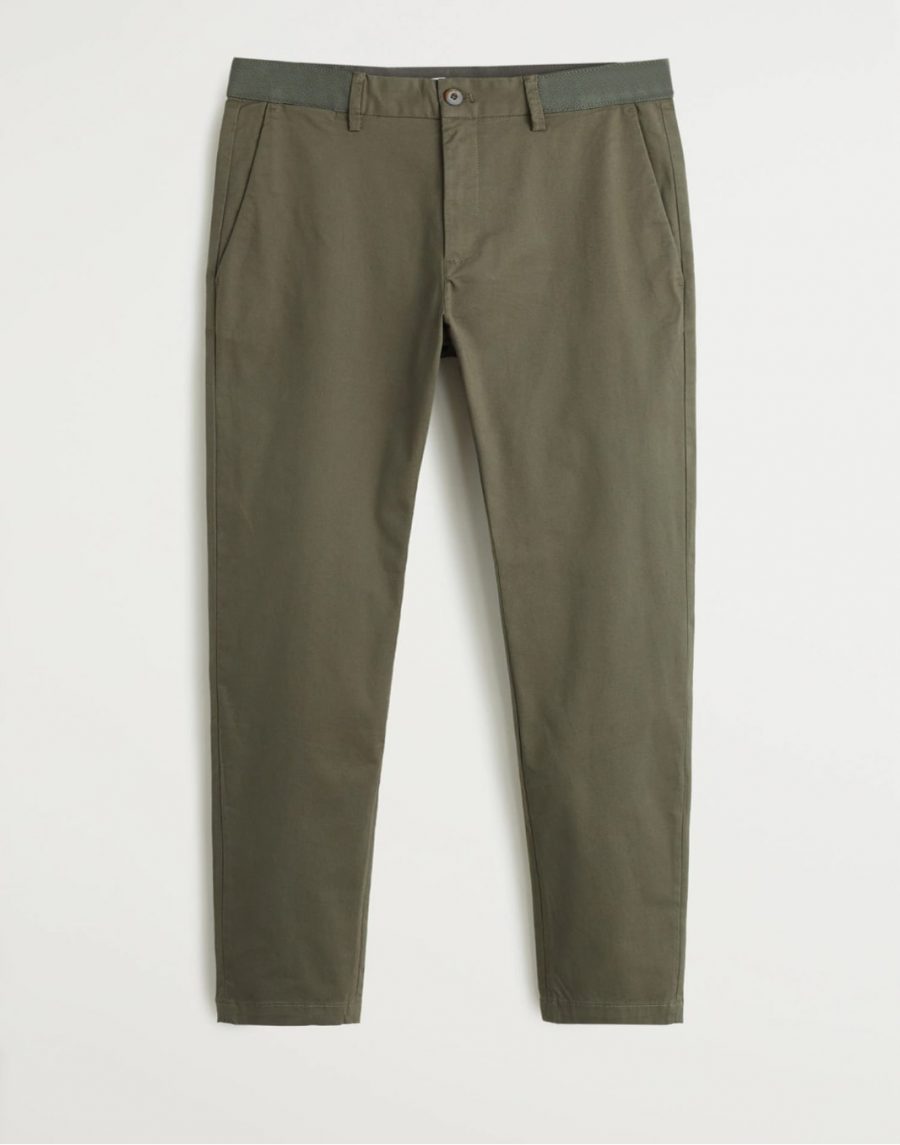 Tapered fit cropped trousers - Image 2